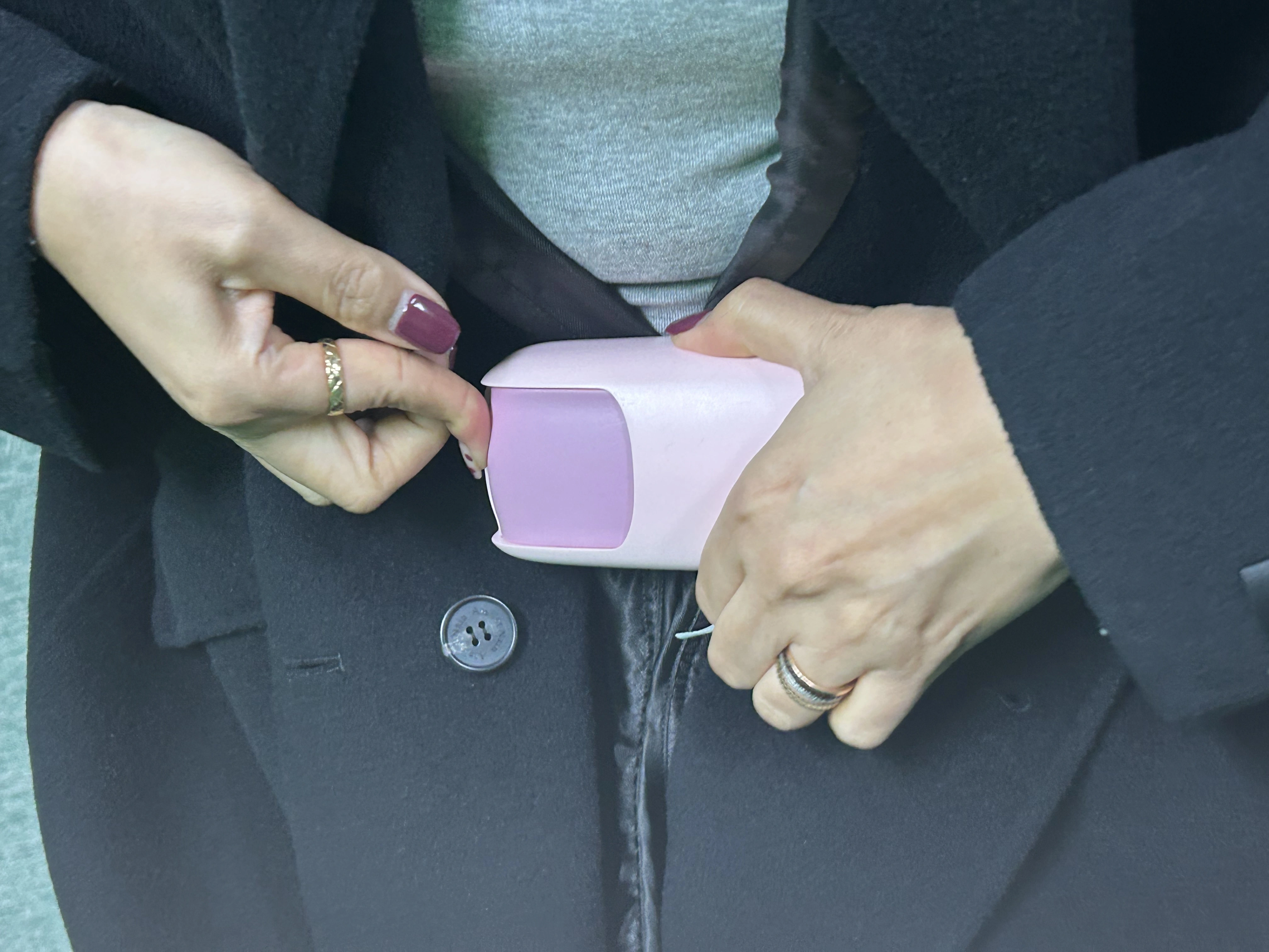 Patient testing a prototype